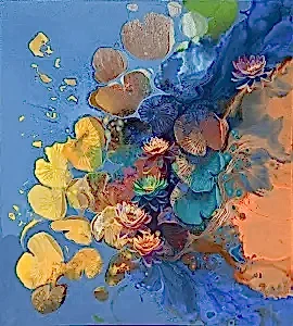 HAKAN ERASLAN tarafından 2025 yılında 100x90 cm ölçülerinde Tuval üzeri akrilik boya tekniği ile yapılmıştır.