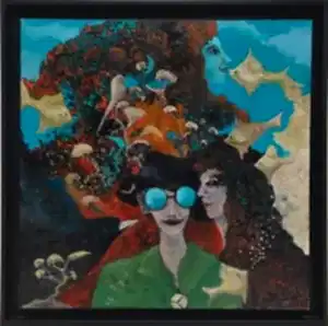 EROL PELİOĞLU tarafından 2025 yılında 60x60 cm ölçülerinde Tuval üzeri yağlı boya tekniği ile yapılmıştır.