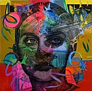 ENGİN KORKMAZ tarafından 2025 yılında 70x70 cm ölçülerinde Tuval üzeri akrilik boya tekniği ile yapılmıştır.