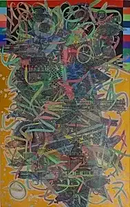 ENGİN KORKMAZ tarafından 2025 yılında 150x90 cm ölçülerinde Tuval üzeri akrilik boya tekniği ile yapılmıştır.