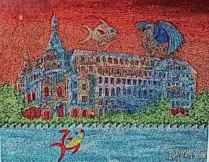 MURAT ÖZDOĞRU tarafından 2025 yılında 80x100 cm ölçülerinde Tuval üzeri akrilik boya tekniği ile yapılmıştır.