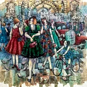 DERYA YILDIZ tarafından 2025 yılında 60x60 cm ölçülerinde Tuval üzeri yağlı boya tekniği ile yapılmıştır.