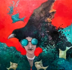 EROL PELİOĞLU tarafından 2025 yılında 60x60 cm ölçülerinde Tuval üzeri yağlı boya tekniği ile yapılmıştır.