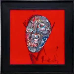 ALİ HERİSCHİ tarafından 2025 yılında 60x60 cm ölçülerinde Alçıpan panel üzeri yağlı boya tekniği ile yapılmıştır.