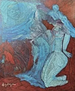 MURAT ÖZDOĞRU tarafından 2022 yılında 120x100 cm ölçülerinde Tuval üzeri akrilik boya tekniği ile yapılmıştır.