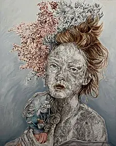 ILGIN ERDEM tarafından 2024 yılında 100x80 cm ölçülerinde Tuval üzeri yağlı boya tekniği ile yapılmıştır.