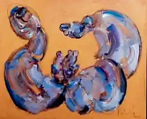 ALİ HERİSCHİ tarafından 2023 yılında 100x120 cm ölçülerinde Tuval üzeri yağlı boya tekniği ile yapılmıştır.