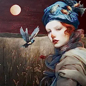 ZEKİYE AKALIN tarafından 2025 yılında 80x80 cm ölçülerinde Tuval üzeri yağlı boya tekniği ile yapılmıştır.