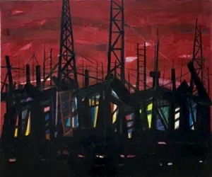 MUSTAFA DUYMAZ tarafından 2011 yılında 100x120 cm ölçülerinde Tuval üzeri yağlı boya tekniği ile yapılmıştır.