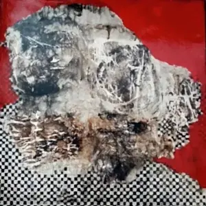 EMİNE BIYIKLI tarafından 2023 yılında 100x100 cm ölçülerinde Tuval üzeri karışık teknik tekniği ile yapılmıştır.