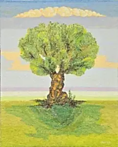 ATAÇ ELALMIŞ tarafından 2025 yılında 150x120 cm ölçülerinde Pres tuval üzeri yağlı boya tekniği ile yapılmıştır.