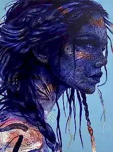 MEVLÜT AKAR tarafından 2024 yılında 80x60 cm ölçülerinde Tuval üzeri akrilik boya tekniği ile yapılmıştır.