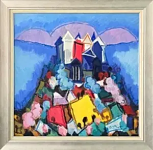 ADNAN TURANİ tarafından 2014 yılında 80x80 cm ölçülerinde Tuval üzeri yağlı boya tekniği ile yapılmıştır.