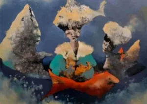 EROL PELİOĞLU tarafından 2020 yılında 60x80 cm ölçülerinde Tuval üzeri yağlı boya tekniği ile yapılmıştır.