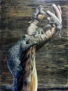 ALİ FATİH KÜÇÜKOSMANOĞLU tarafından 2020 yılında 80x60 cm ölçülerinde Ahşap üzeri yağlı boya + epoksi tekniği ile yapılmıştır.