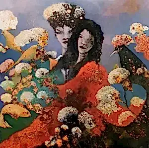 EROL PELİOĞLU tarafından 2022 yılında 60x60 cm ölçülerinde Tuval üzeri yağlı boya tekniği ile yapılmıştır.