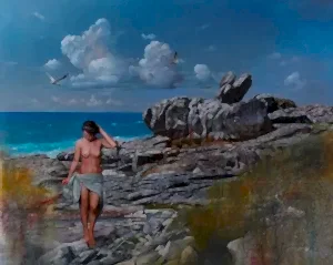 HASAN SAYGIN tarafından 2019 yılında 130x162 cm ölçülerinde Tuval üzeri yağlı boya tekniği ile yapılmıştır.