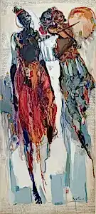 NURETTİN AKKAYA tarafından 2021 yılında 180x80 cm ölçülerinde Tuval üzeri yağlı boya tekniği ile yapılmıştır.