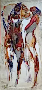 NURETTİN AKKAYA tarafından 2021 yılında 150x70 cm ölçülerinde Tuval üzeri yağlı boya tekniği ile yapılmıştır.