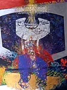 ENGİN KORKMAZ tarafından 2014 yılında 180x140 cm ölçülerinde Tuval üzeri akrilik boya tekniği ile yapılmıştır.