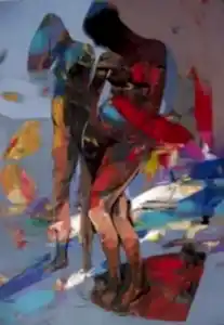 HAKAN ERASLAN tarafından 2014 yılında 100x70 cm ölçülerinde Tuval üzeri akrilik boya tekniği ile yapılmıştır.