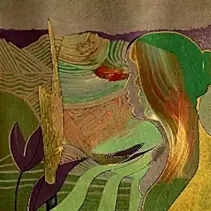 NECMETTİN ÖZLÜ tarafından 2018 yılında 25x25 cm ölçülerinde Tuval üzeri akrilik boya tekniği ile yapılmıştır.