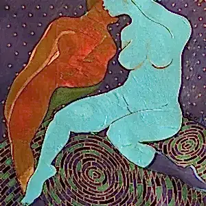 NECMETTİN ÖZLÜ tarafından 2018 yılında 25x25 cm ölçülerinde Tuval üzeri akrilik boya tekniği ile yapılmıştır.