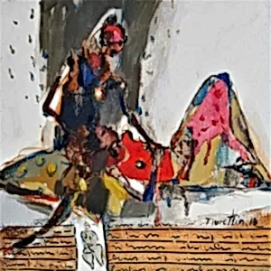 NURETTİN AKKAYA tarafından 2018 yılında 25x25 cm ölçülerinde Tuval üzeri yağlı boya tekniği ile yapılmıştır.