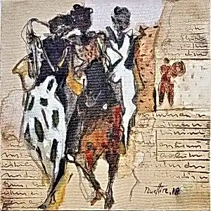 NURETTİN AKKAYA tarafından 2018 yılında 25x25 cm ölçülerinde Tuval üzeri yağlı boya tekniği ile yapılmıştır.