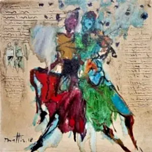 NURETTİN AKKAYA tarafından 2018 yılında 25x25 cm ölçülerinde Tuval üzeri yağlı boya tekniği ile yapılmıştır.