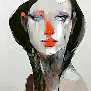 HAKAN ERASLAN tarafından 2018 yılında 25x25 cm ölçülerinde Tuval üzeri akrilik boya tekniği ile yapılmıştır.