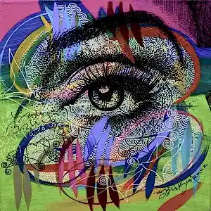 ENGİN KORKMAZ tarafından 2018 yılında 25x25 cm ölçülerinde Tuval üzeri akrilik boya tekniği ile yapılmıştır.