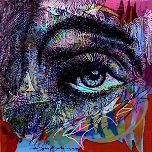 ENGİN KORKMAZ tarafından 2018 yılında 25x25 cm ölçülerinde Tuval üzeri akrilik boya tekniği ile yapılmıştır.