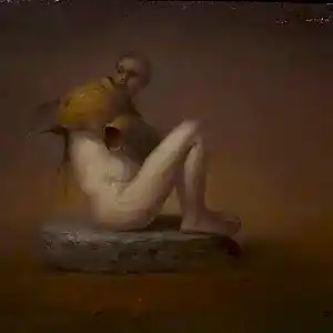 SERTAP YEĞİN tarafından 2018 yılında 25x25 cm ölçülerinde Tuval üzeri yağlı boya tekniği ile yapılmıştır.