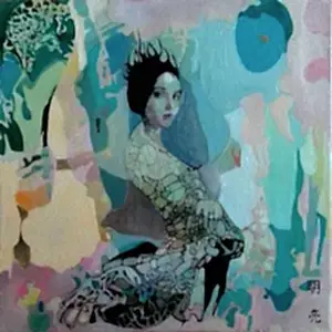 BİNNUR YÜCEBAŞ RUOCCO tarafından 2018 yılında 25x25 cm ölçülerinde Tuval üzeri yağlı boya tekniği ile yapılmıştır.