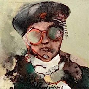 EROL PELİOĞLU tarafından 2018 yılında 25x25 cm ölçülerinde Tuval üzeri yağlı boya tekniği ile yapılmıştır.