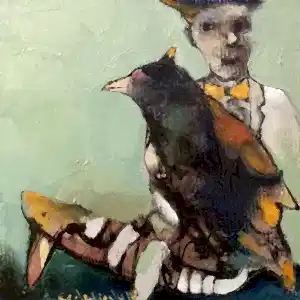 EROL PELİOĞLU tarafından 2018 yılında 25x25 cm ölçülerinde Tuval üzeri yağlı boya tekniği ile yapılmıştır.