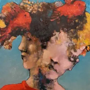 EROL PELİOĞLU tarafından 2019 yılında 25x25 cm ölçülerinde Tuval üzeri yağlı boya tekniği ile yapılmıştır.