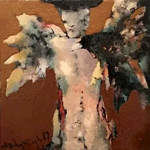 EROL PELİOĞLU tarafından 2019 yılında 25x25 cm ölçülerinde Tuval üzeri yağlı boya tekniği ile yapılmıştır.