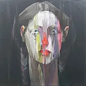 HAKAN ERASLAN tarafından 2019 yılında 25x25 cm ölçülerinde Tuval üzeri akrilik boya tekniği ile yapılmıştır.