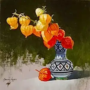 HASAN SAYGIN tarafından 2019 yılında 25x25 cm ölçülerinde Tuval üzeri yağlı boya tekniği ile yapılmıştır.