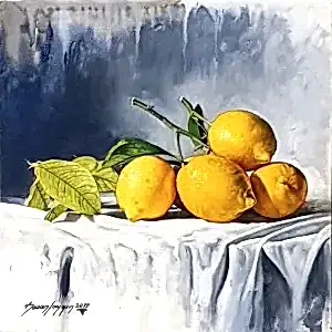 HASAN SAYGIN tarafından 2019 yılında 25x25 cm ölçülerinde Tuval üzeri yağlı boya tekniği ile yapılmıştır.