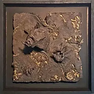 BUĞRA ÖZER tarafından 2019 yılında 25x25 cm ölçülerinde Seramik tekniği ile yapılmıştır.