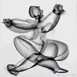 ALİ HERİSCHİ tarafından 2019 yılında 25x25 cm ölçülerinde Kağıt üzeri karışık teknik tekniği ile yapılmıştır.