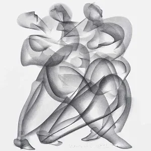 ALİ HERİSCHİ tarafından 2019 yılında 25x25 cm ölçülerinde Kağıt üzeri karışık teknik tekniği ile yapılmıştır.