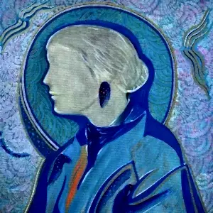 NECMETTİN ÖZLÜ tarafından 2019 yılında 25x25 cm ölçülerinde Tuval üzeri akrilik boya tekniği ile yapılmıştır.