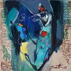 NURETTİN AKKAYA tarafından 2019 yılında 25x25 cm ölçülerinde Tuval üzeri yağlı boya tekniği ile yapılmıştır.