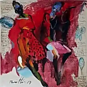 NURETTİN AKKAYA tarafından 2019 yılında 25x25 cm ölçülerinde Tuval üzeri yağlı boya tekniği ile yapılmıştır.