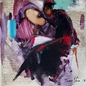 NURETTİN AKKAYA tarafından 2019 yılında 25x25 cm ölçülerinde Tuval üzeri yağlı boya tekniği ile yapılmıştır.