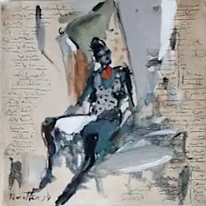 NURETTİN AKKAYA tarafından 2019 yılında 25x25 cm ölçülerinde Tuval üzeri yağlı boya tekniği ile yapılmıştır.